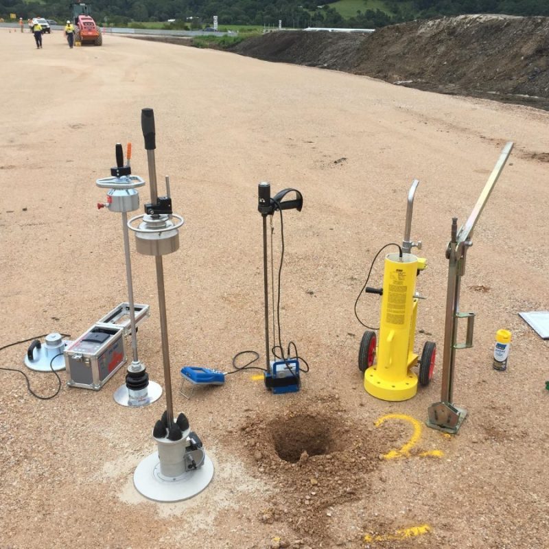 Alternative Testing Methods for Quality Assurance NACoE Light Weight Deflectometer PANDA DCP Clegg