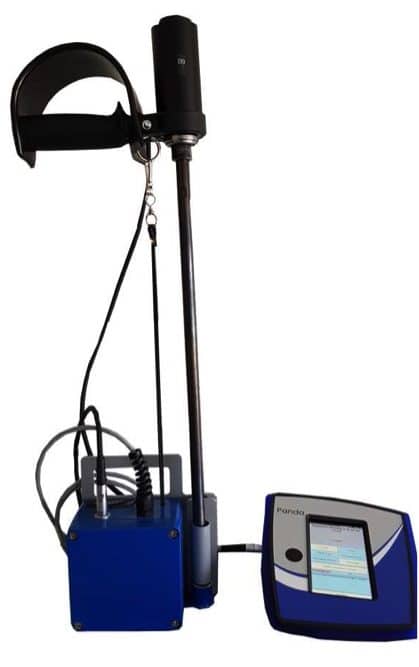 Dynamic Cone Penetrometer DCP PANDA Setup with Predrilling