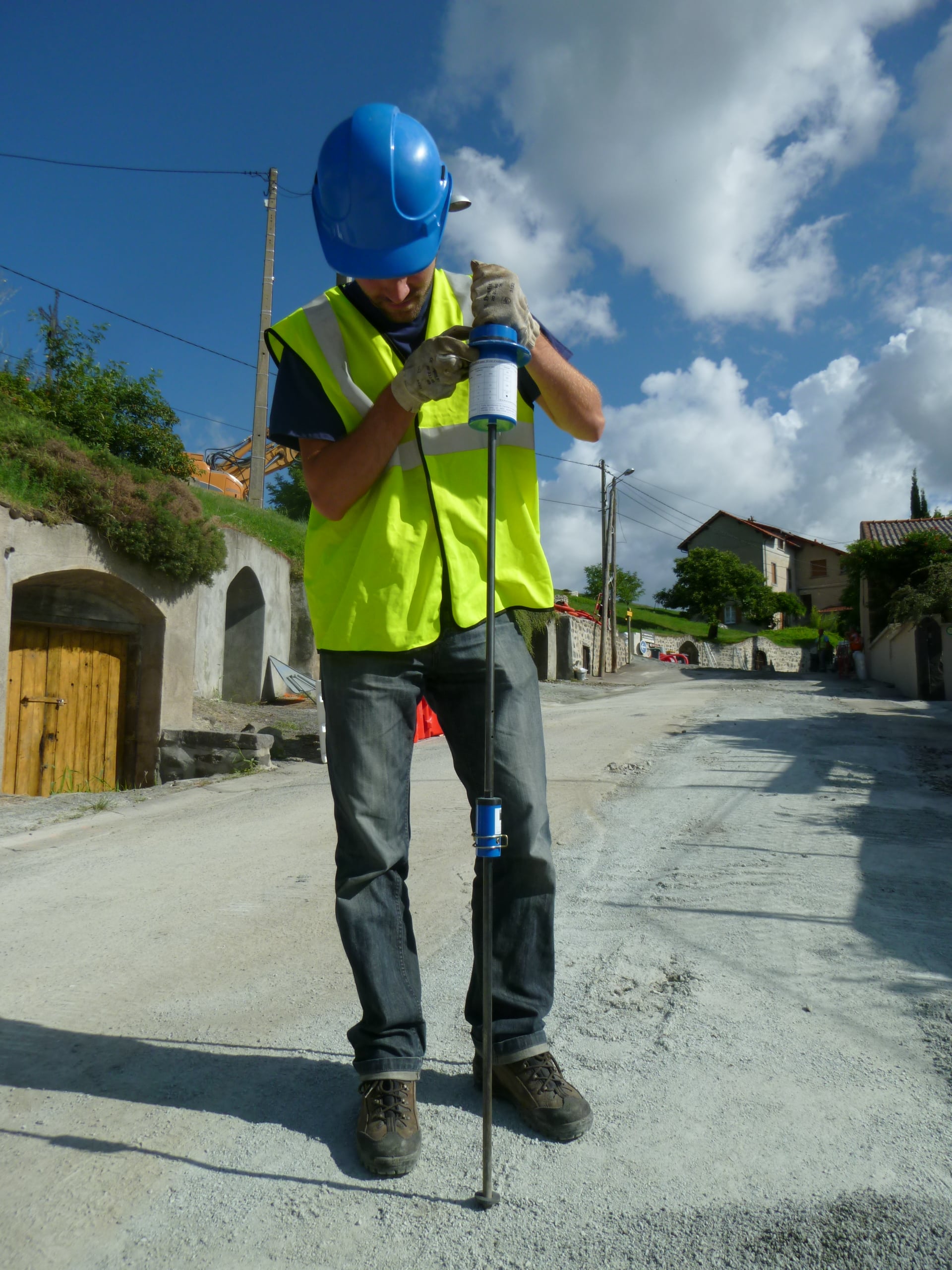 DCP Dynamic Cone Penetrometer PANDITO CBR test