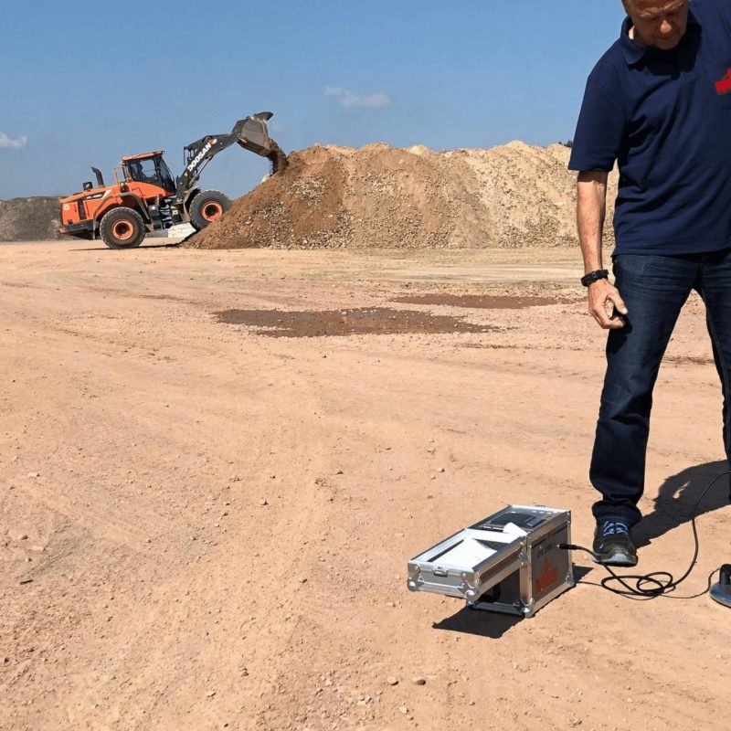 Dynamic CBR field mining site