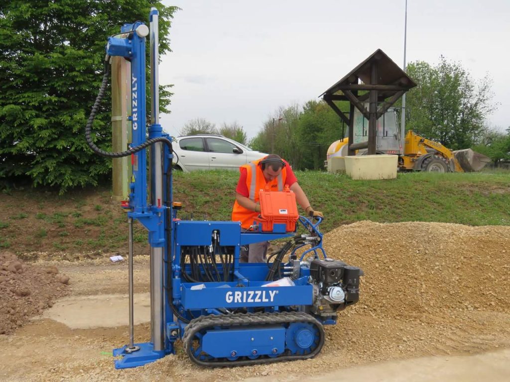 GRIZZLY Dynamic Probing Super Heavy compaction control pavement trench backfill NF P94-063 and EN ISO 22476-2 GRIZZLY Dynamic Probing Super Heavy compaction control pavement trench backfill NF P94-063 and EN ISO 22476-2