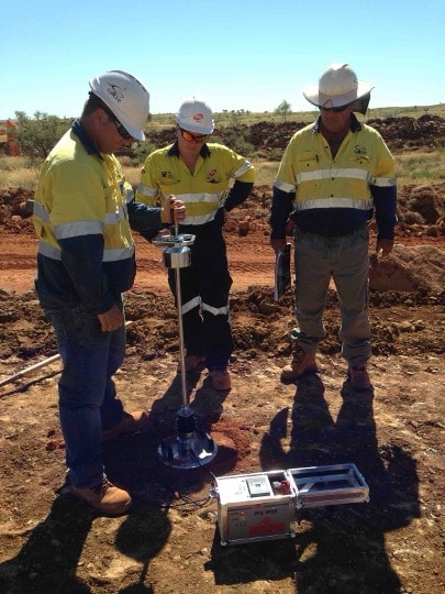 Light Weight Deflectometer LWD Dynamic Modulus Stiffness Rail Pilbara Australia Compaction Control Light Weight Deflectometer LWD Dynamic Modulus Stiffness Rail Pilbara Australia Compaction Control