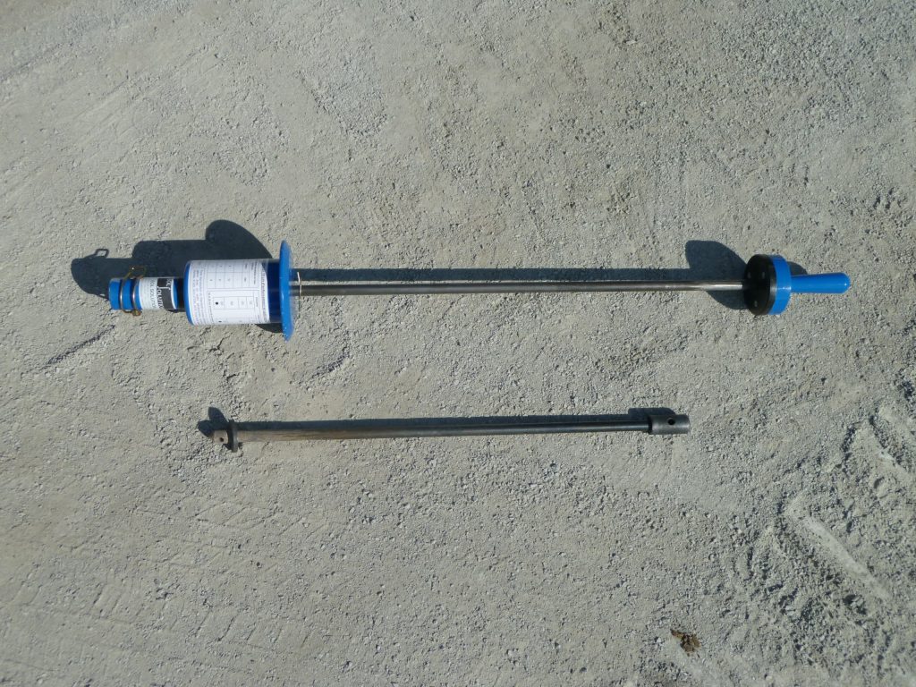 PANDITO dynamic cone penetrometer DCP disassembled Compaction Control PANDITO dynamic cone penetrometer DCP disassembled Compaction Control