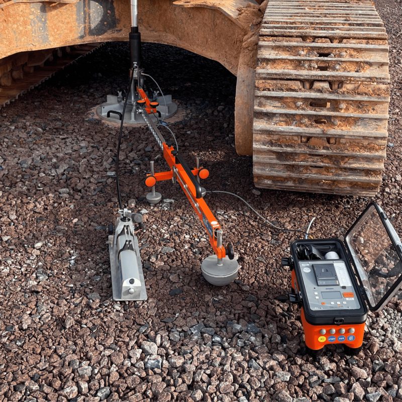Plate Load Test PLT Anix DIN 18134 and ASTM 1195 / ASTM 1196 bearing capacity