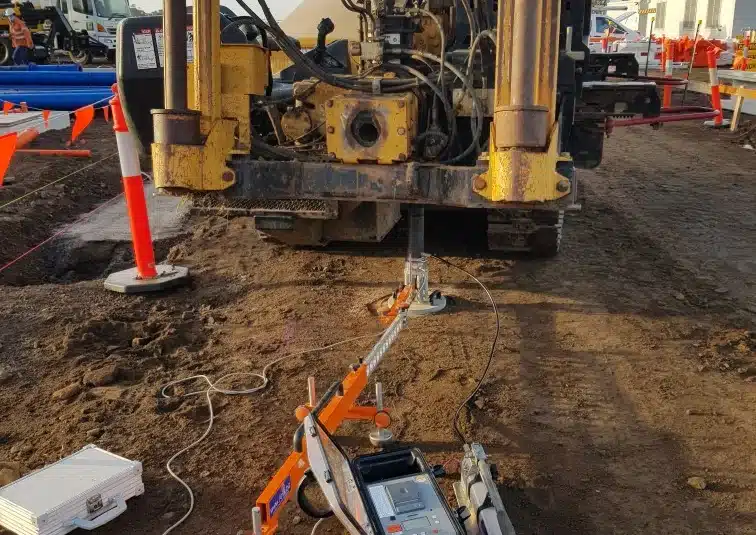 Plate Load Test AX01 Australian Geotechnical Testing DIN 18134 and ASTM 1195 / ASTM 1196 Plate Load Test AX01 Australian Geotechnical Testing AGT DIN 18134 and ASTM 1195 / ASTM 1196 bearing capacity