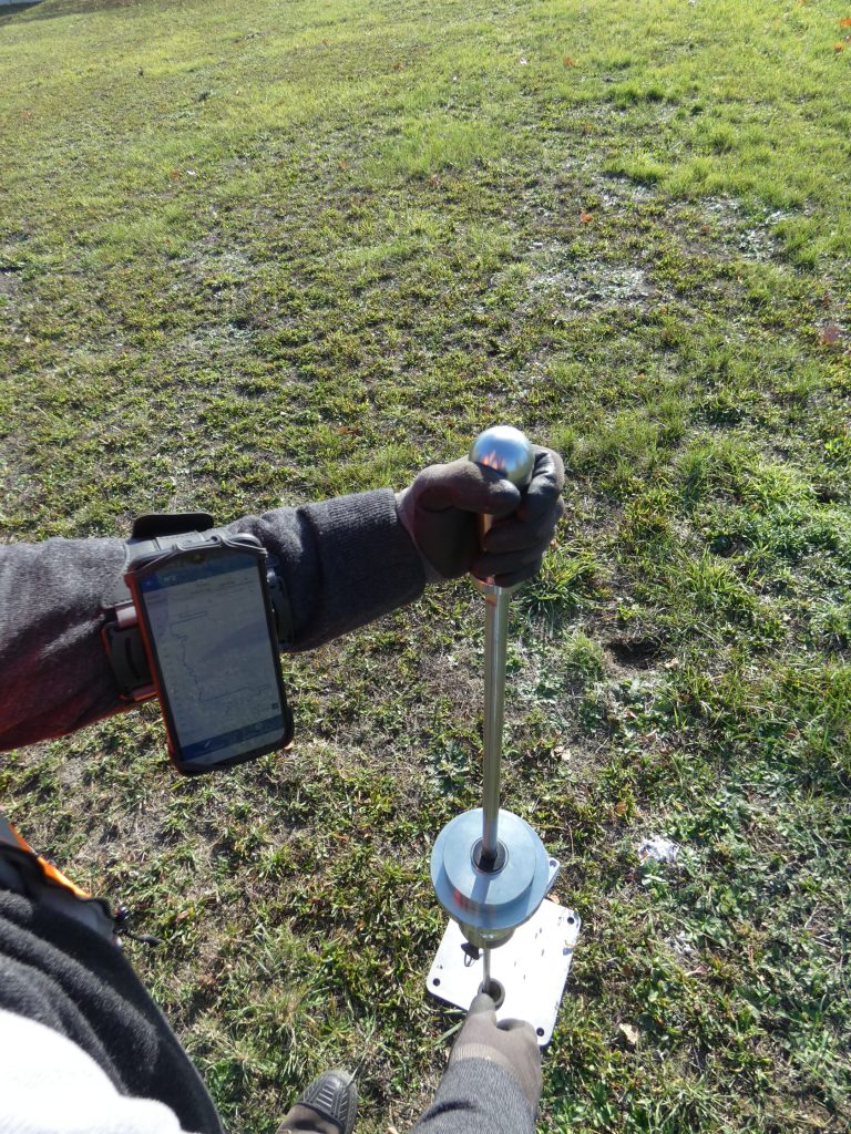 Automated DCP eKodiak® multi mass dynamic cone penetrometer site investigation Automated DCP eKodiak® multi mass dynamic cone penetrometer site investigation