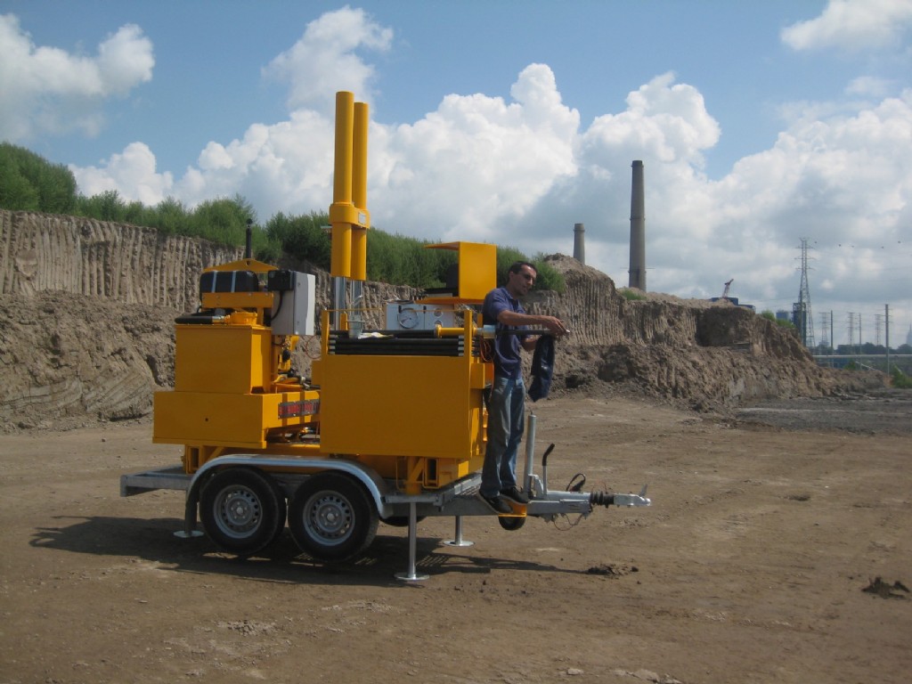 CPT Trailer Rig Cone Penetration Test