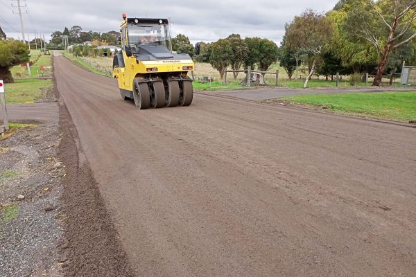 Final Rolling - Terra 3000 Clay Soil Stabilisation Final Rolling - Terra 3000 Clay Soil Stabilisation