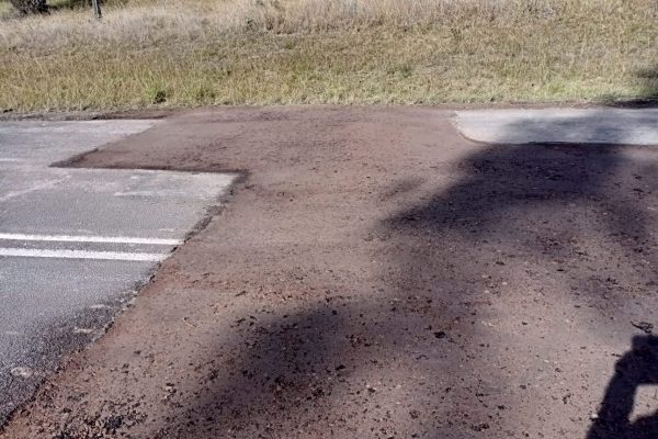Heavy patching (after) - Terra 3000 Clay Soil Stabilisation Heavy patching (after) - Terra 3000 Clay Soil Stabilisation