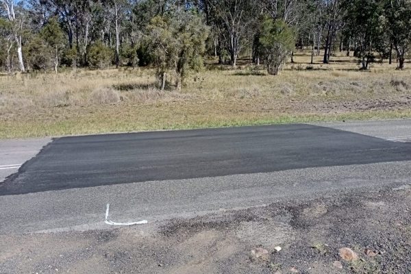 Heavy patching sealed - Terra 3000 Clay Soil Stabilisation Heavy patching sealed - Terra 3000 Clay Soil Stabilisation
