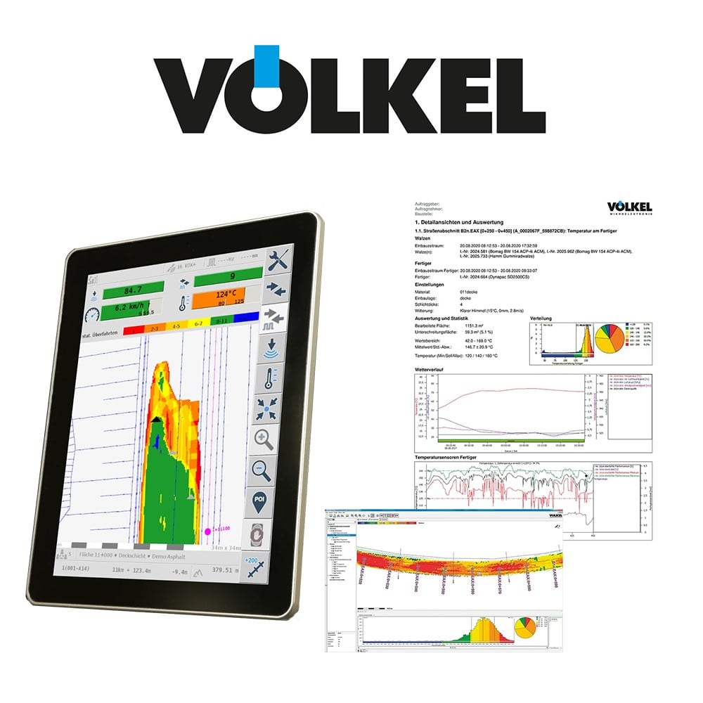 Voelkel Intelligent Compaction Display with Logo