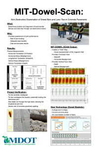 MIT-DOWEL-SCAN Michigan DOT Bahmer et al National Concrete Consortium 2024