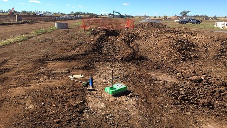 Compaction and Traditional Testing of the Trench Fill Zone