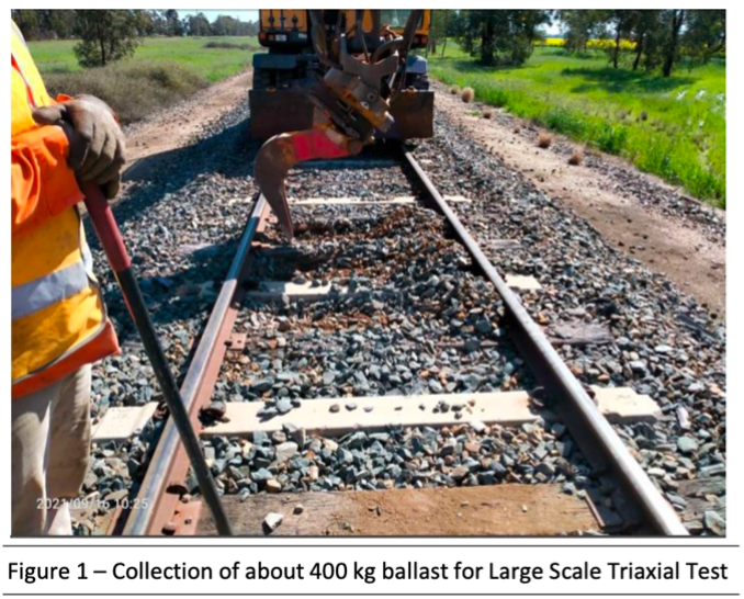 Collection of about 400kg ballast for Large Scale Triaxial Test