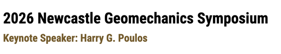 Newcastle Geomechanics Symposium
