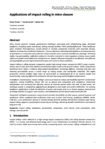 Applications of Impact Rolling in Mine Closure - Robin Power, Derek Avalle & Simon Dix - Mine Closure 2026
